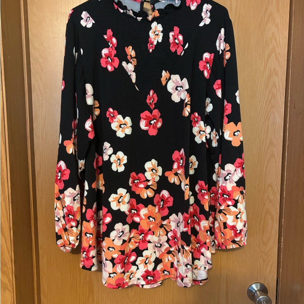 Floral Long Sleeve Dress
